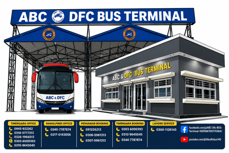 ABC & DFC Bus Terminal Timergara Lower Dir