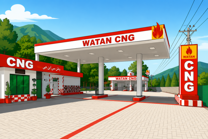 Watan CNG Filling Station Timergara Lower Dir