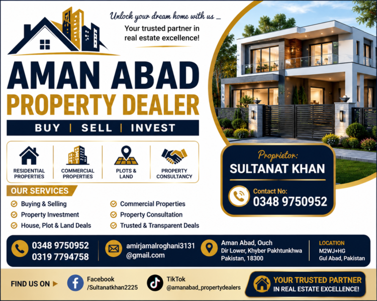 Aman Abad Property Dealer Ouch Dir Lower